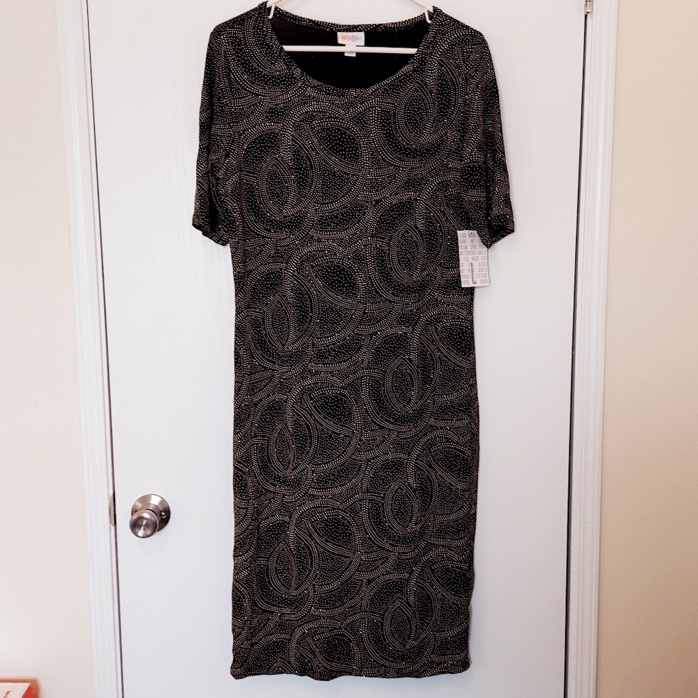 Nwt's Sparkly Elegant Bodycon Julia Dress Large